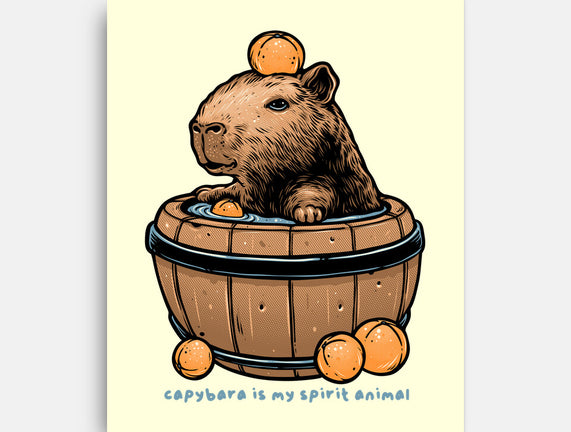 Capybara Is My Spirit Animal