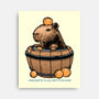 Capybara Is My Spirit Animal-None-Stretched-Canvas-momma_gorilla