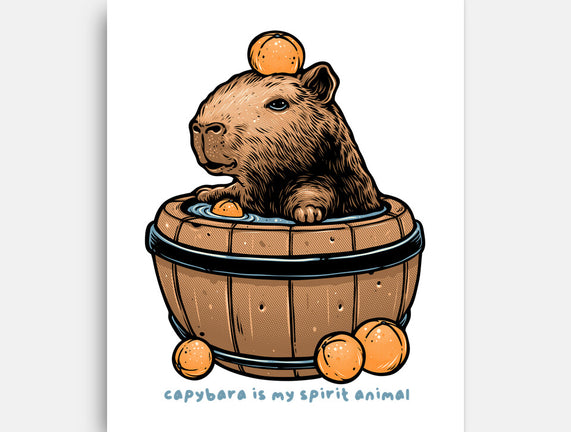 Capybara Is My Spirit Animal