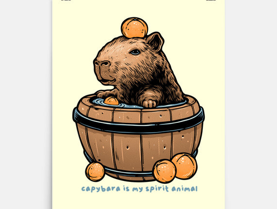 Capybara Is My Spirit Animal