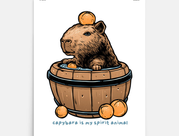 Capybara Is My Spirit Animal