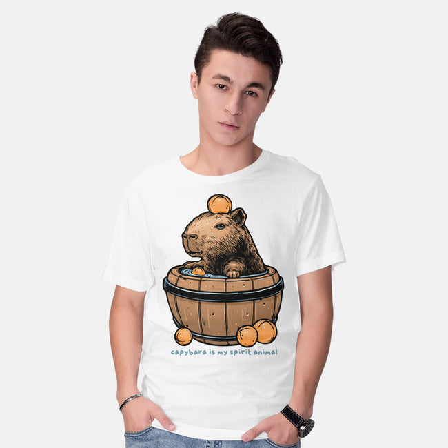 Capybara Is My Spirit Animal-Mens-Basic-Tee-momma_gorilla