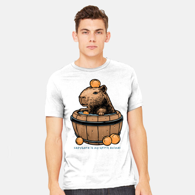 Capybara Is My Spirit Animal-Mens-Heavyweight-Tee-momma_gorilla