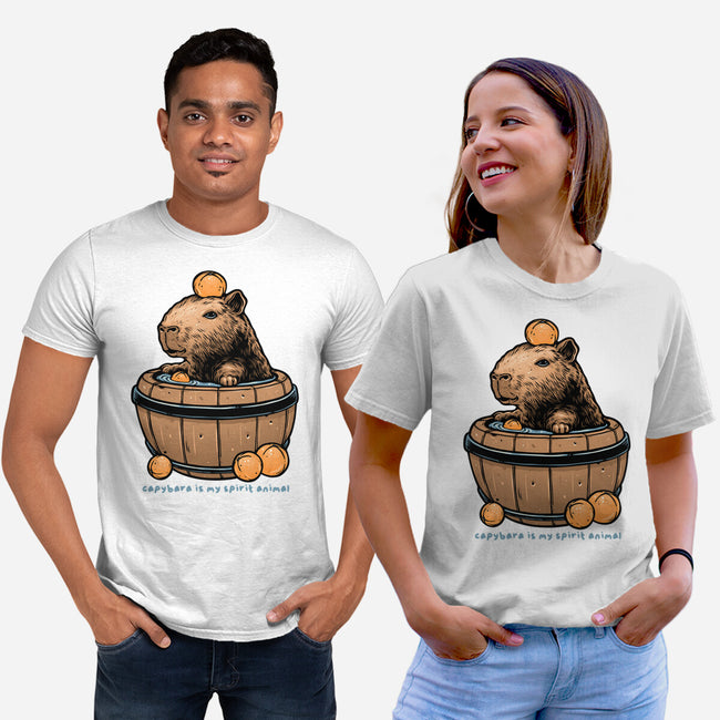 Capybara Is My Spirit Animal-Unisex-Basic-Tee-momma_gorilla