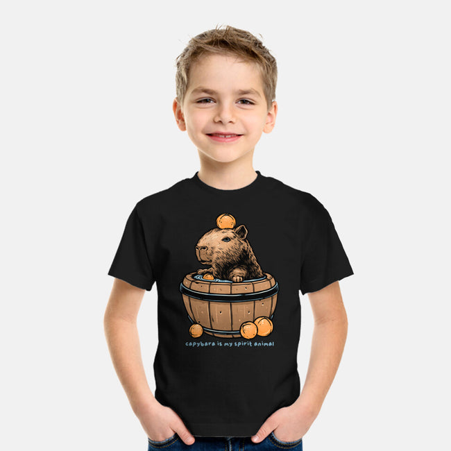 Capybara Is My Spirit Animal-Youth-Basic-Tee-momma_gorilla