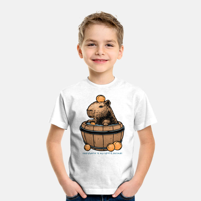 Capybara Is My Spirit Animal-Youth-Basic-Tee-momma_gorilla