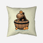 Capybara Is My Spirit Animal-None-Removable Cover w Insert-Throw Pillow-momma_gorilla