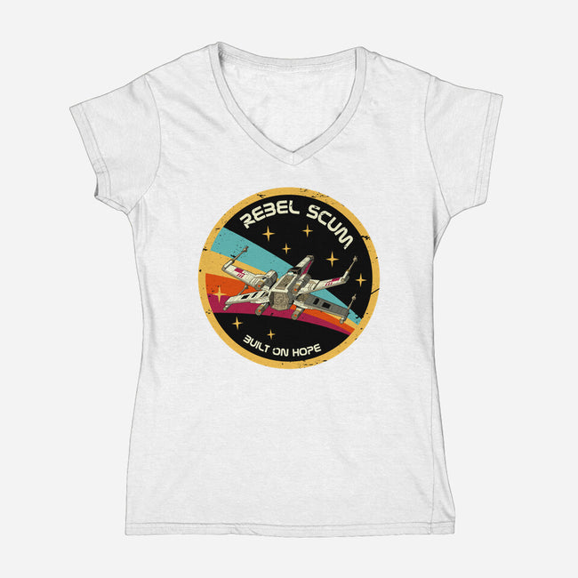 Rebel Horizons-Womens-V-Neck-Tee-retrodivision