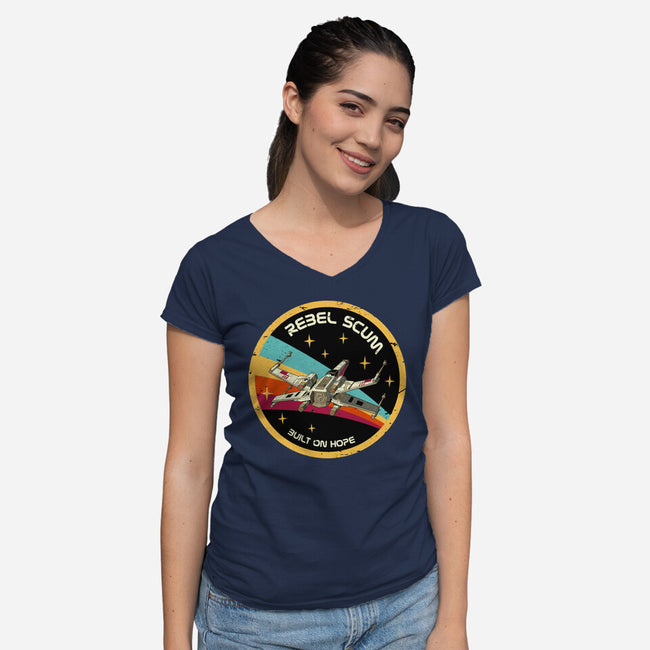 Rebel Horizons-Womens-V-Neck-Tee-retrodivision