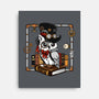 Steampunk Owl-None-Stretched-Canvas-Vallina84