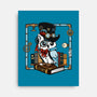 Steampunk Owl-None-Stretched-Canvas-Vallina84