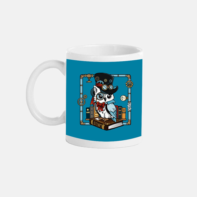 Steampunk Owl-None-Mug-Drinkware-Vallina84
