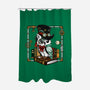 Steampunk Owl-None-Polyester-Shower Curtain-Vallina84