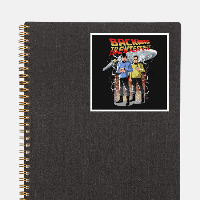 Back To The Enterprise-None-Glossy-Sticker-zascanauta