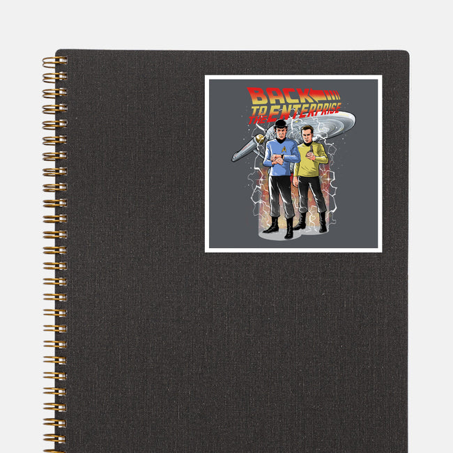 Back To The Enterprise-None-Glossy-Sticker-zascanauta