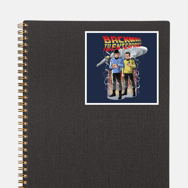 Back To The Enterprise-None-Glossy-Sticker-zascanauta