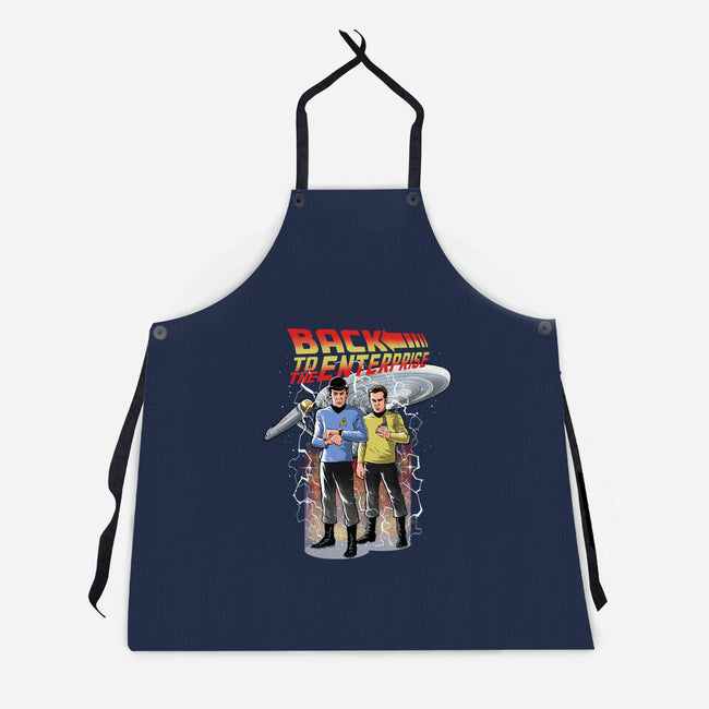 Back To The Enterprise-Unisex-Kitchen-Apron-zascanauta