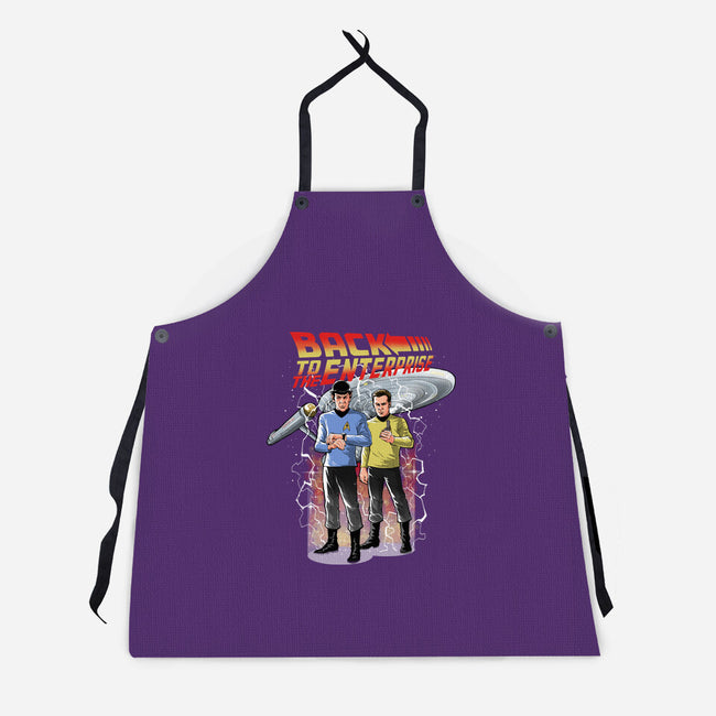 Back To The Enterprise-Unisex-Kitchen-Apron-zascanauta