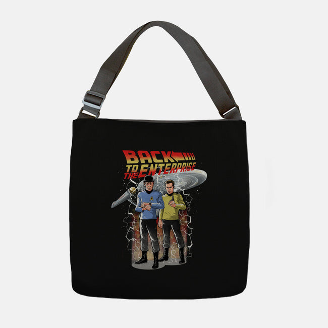 Back To The Enterprise-None-Adjustable Tote-Bag-zascanauta