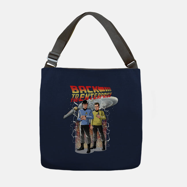 Back To The Enterprise-None-Adjustable Tote-Bag-zascanauta