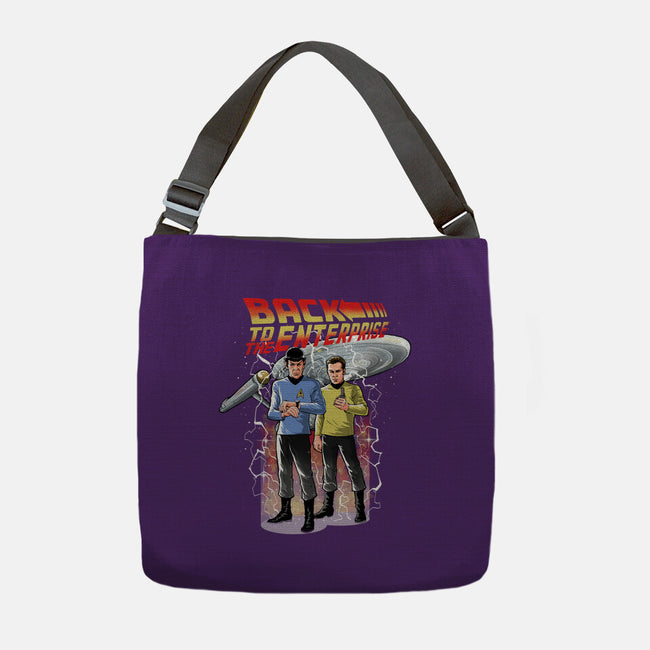 Back To The Enterprise-None-Adjustable Tote-Bag-zascanauta