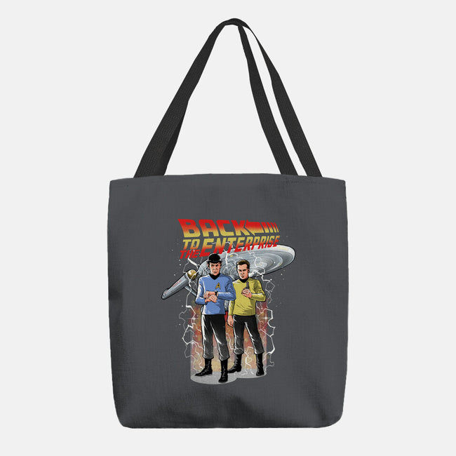 Back To The Enterprise-None-Basic Tote-Bag-zascanauta
