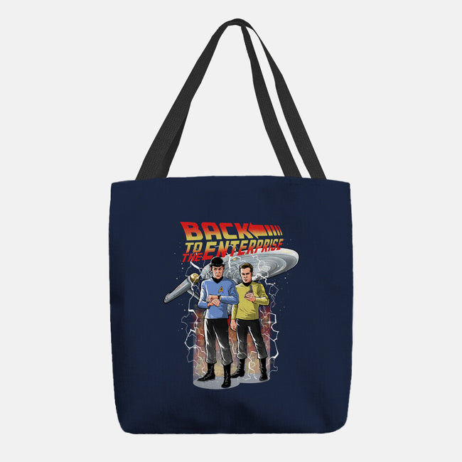 Back To The Enterprise-None-Basic Tote-Bag-zascanauta