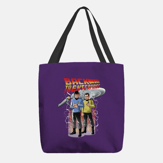 Back To The Enterprise-None-Basic Tote-Bag-zascanauta