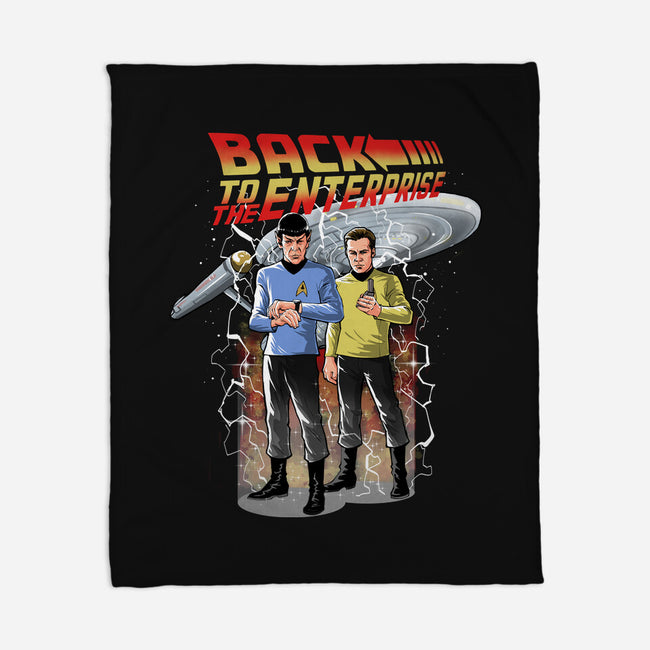 Back To The Enterprise-None-Fleece-Blanket-zascanauta