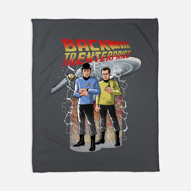 Back To The Enterprise-None-Fleece-Blanket-zascanauta
