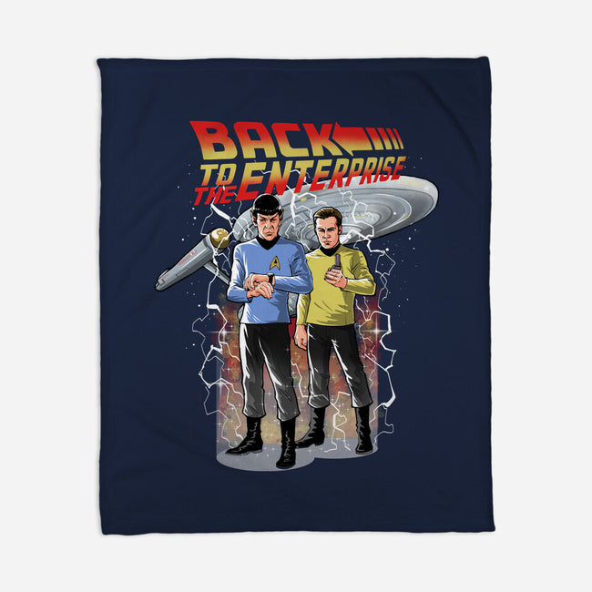 Back To The Enterprise-None-Fleece-Blanket-zascanauta
