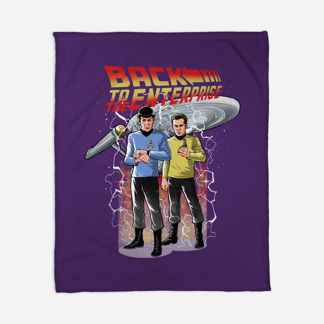 Back To The Enterprise-None-Fleece-Blanket-zascanauta
