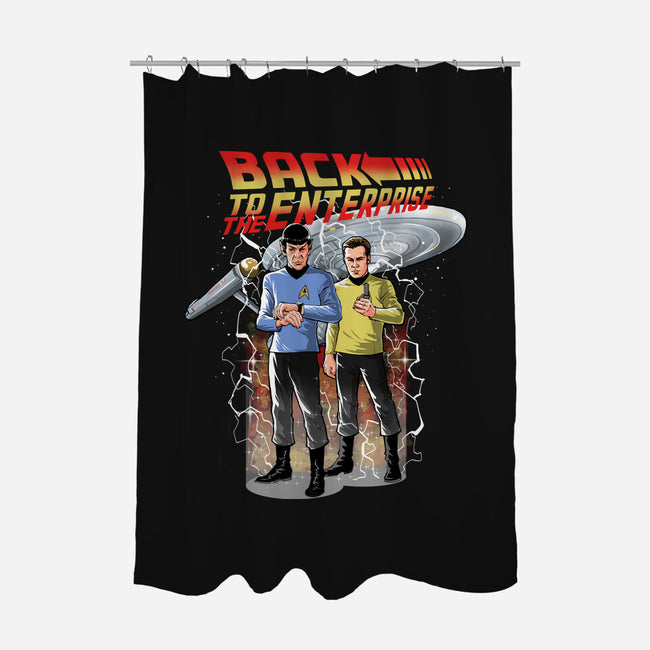Back To The Enterprise-None-Polyester-Shower Curtain-zascanauta