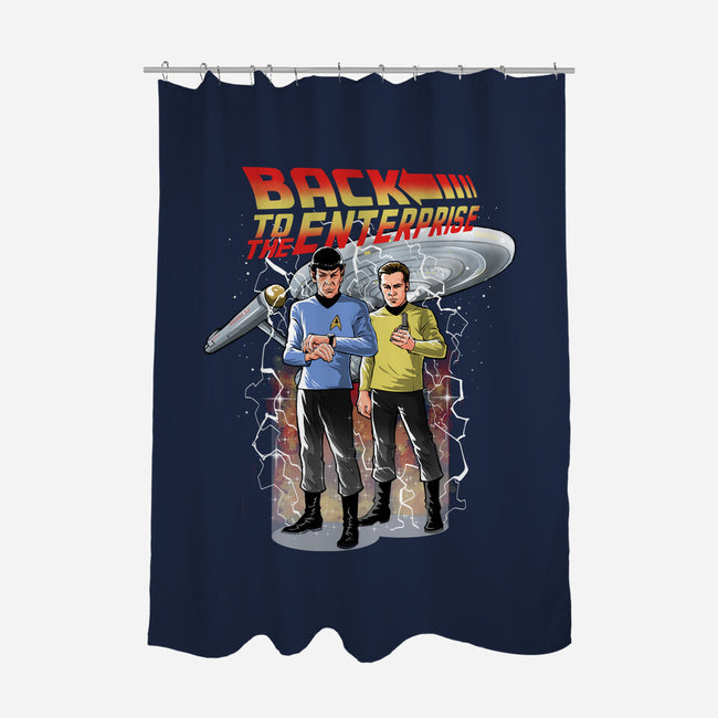 Back To The Enterprise-None-Polyester-Shower Curtain-zascanauta
