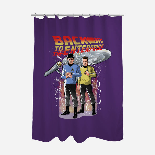Back To The Enterprise-None-Polyester-Shower Curtain-zascanauta