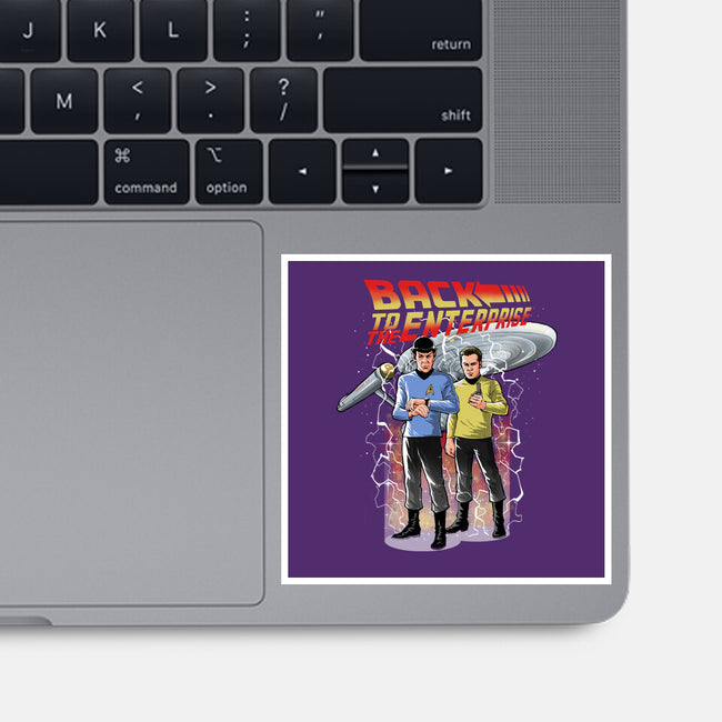 Back To The Enterprise-None-Glossy-Sticker-zascanauta