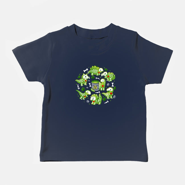 Radioactive Dinosaurs-Baby-Basic-Tee-Vallina84