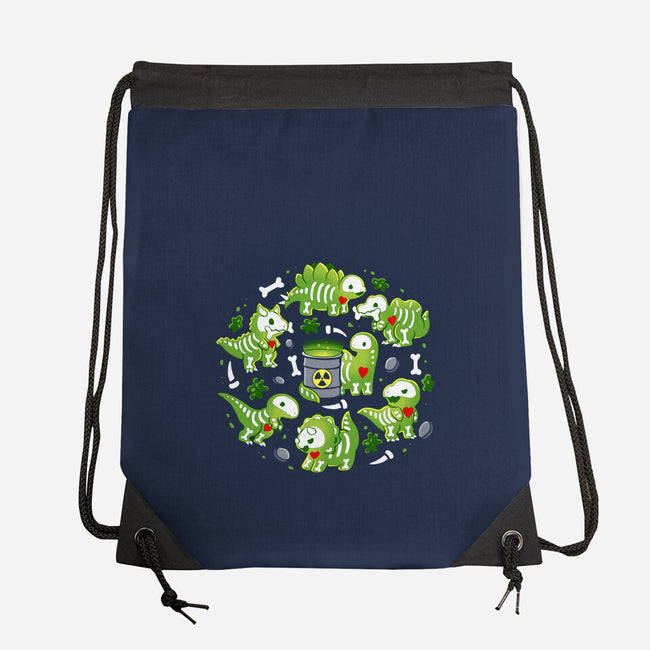 Radioactive Dinosaurs-None-Drawstring-Bag-Vallina84