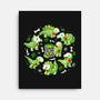 Radioactive Dinosaurs-None-Stretched-Canvas-Vallina84