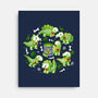 Radioactive Dinosaurs-None-Stretched-Canvas-Vallina84