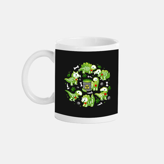 Radioactive Dinosaurs-None-Mug-Drinkware-Vallina84