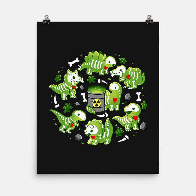 Radioactive Dinosaurs-None-Matte-Poster-Vallina84