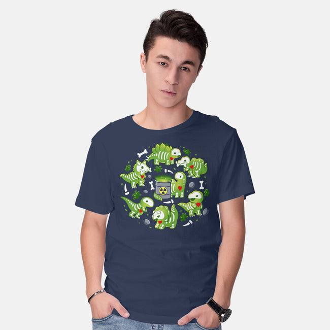 Radioactive Dinosaurs-Mens-Basic-Tee-Vallina84