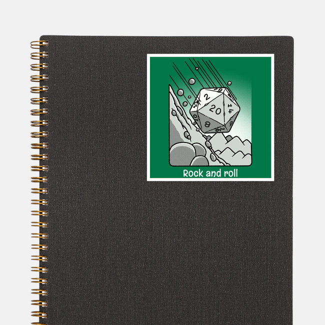Rock N Roll-None-Glossy-Sticker-imisko