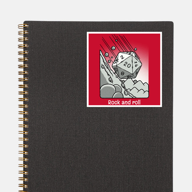Rock N Roll-None-Glossy-Sticker-imisko
