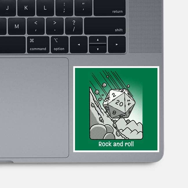 Rock N Roll-None-Glossy-Sticker-imisko
