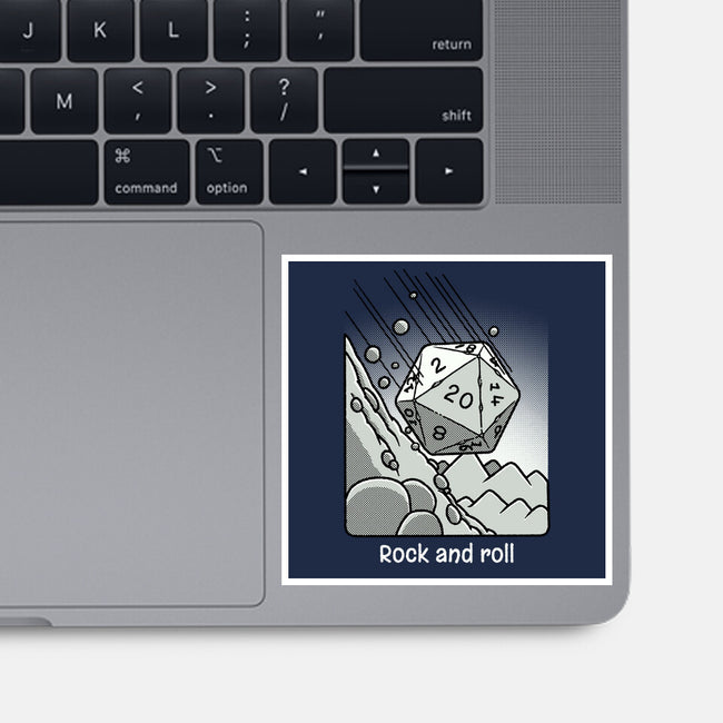 Rock N Roll-None-Glossy-Sticker-imisko