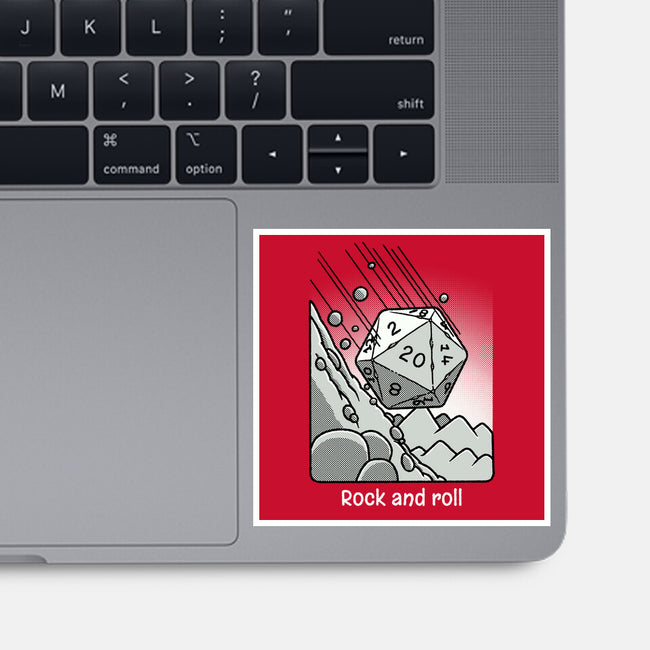 Rock N Roll-None-Glossy-Sticker-imisko