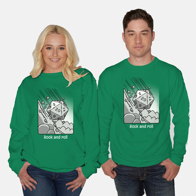Rock N Roll-Unisex-Crew Neck-Sweatshirt-imisko