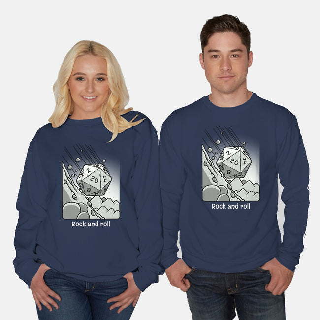 Rock N Roll-Unisex-Crew Neck-Sweatshirt-imisko